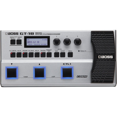 PEDALERA PROCESADOR DE EFECTOS BOSS P/BAJO ELECTRICO, GT-1B